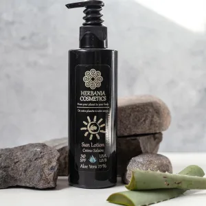 Sonnenmilch mit 75% Aloe Vera und LSF 30. 200ml