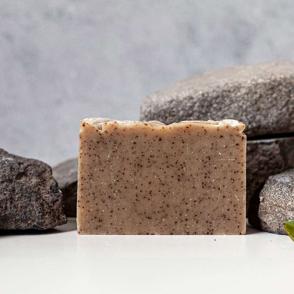 Kalte Prozess-Seife mit Kaffee, Kakao, Zimt und Ziegenmilch