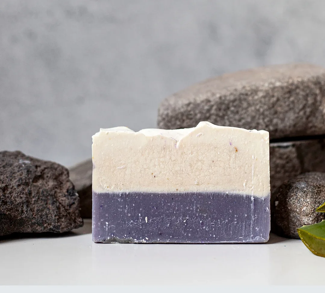 Kalte Prozessseife mit Ziegenmilch und Lavendel – 100g