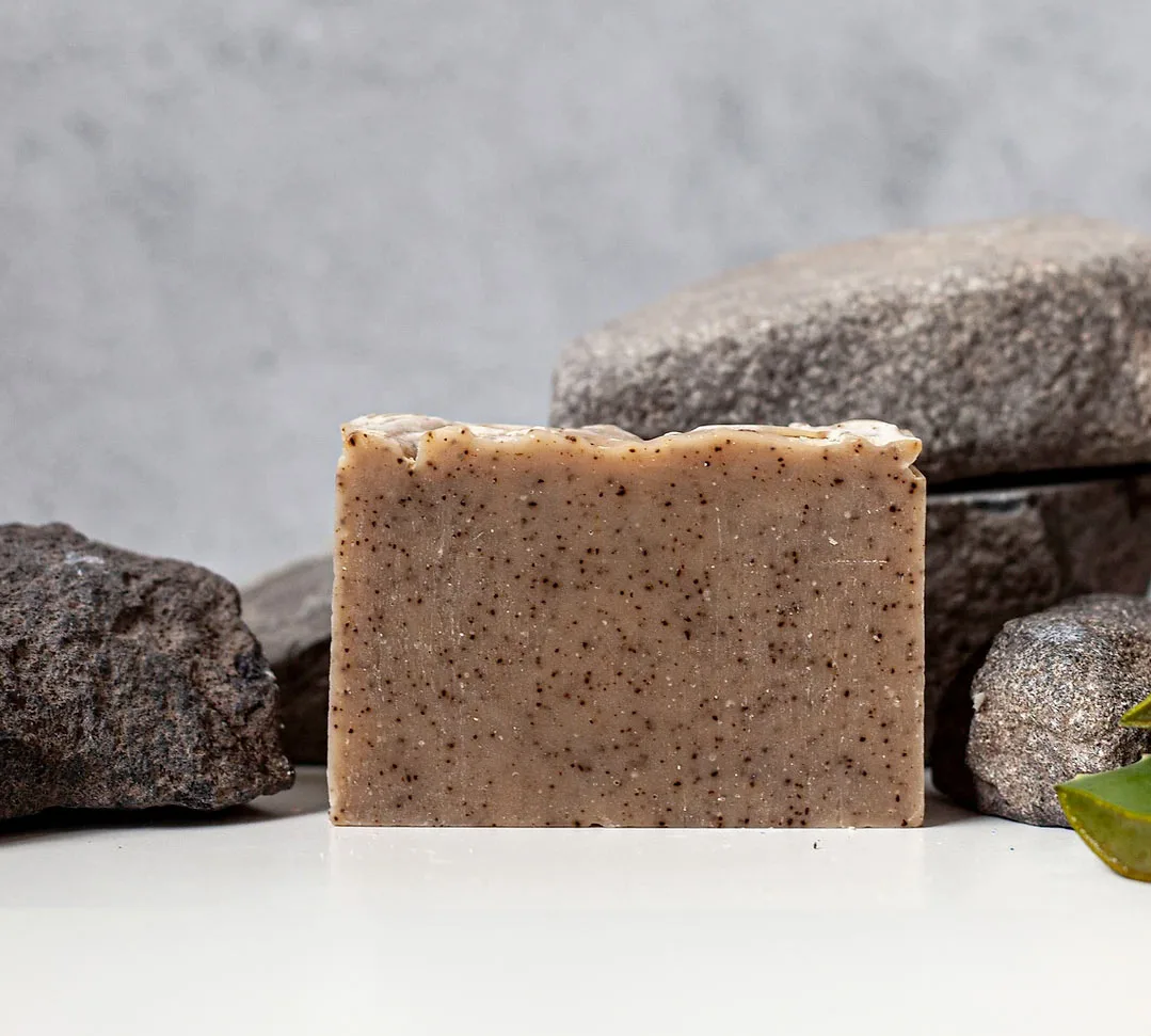 Kalte Prozessseife mit Kaffee, Kakao und Ziegenmilch – 100g